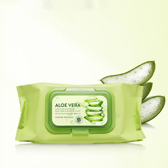 SOOTHING & MOISTURE ALOE VERA CLEANSING TISSUE